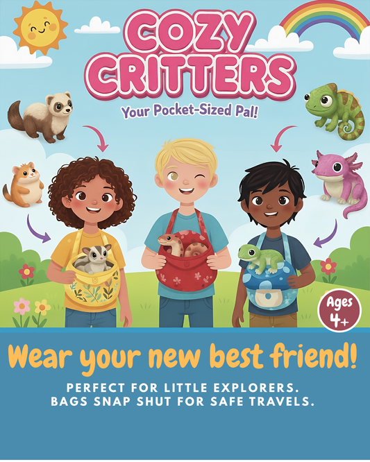 Cozy Critters – 3D Printed Articulated Animal with Bonding Bag