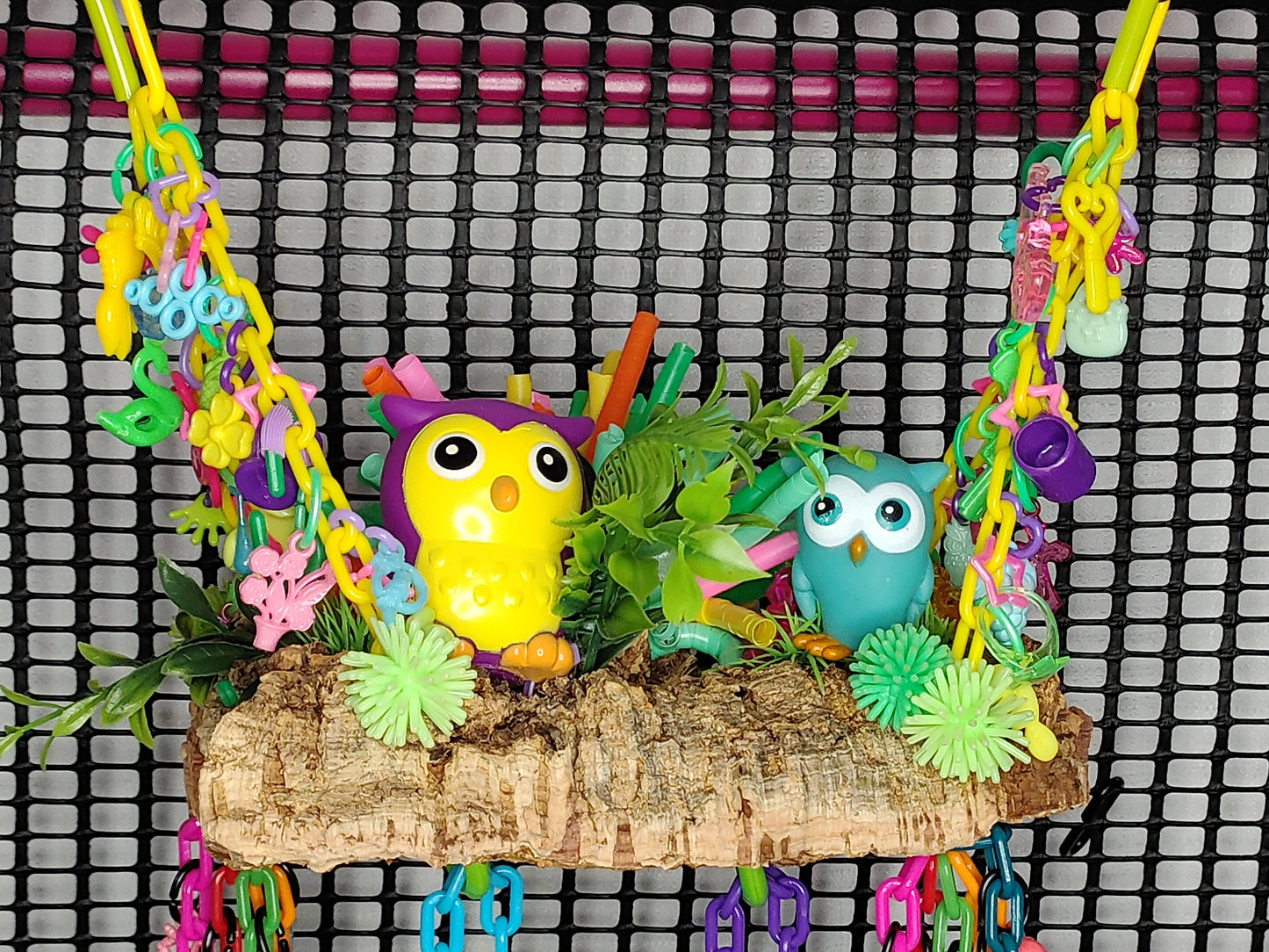 Cork Bark Enrichment Toy