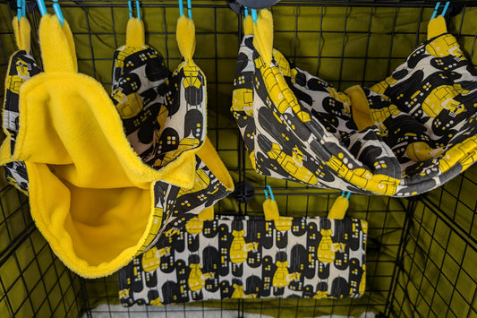 Minions 4-Piece Cage Set for Small Mammals