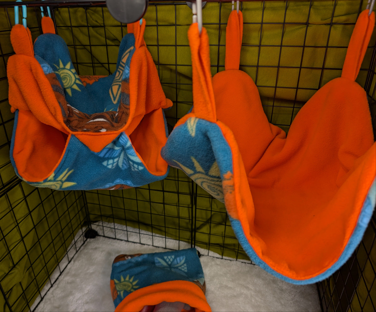 Moana-Inspired Small Mammal Cage Set