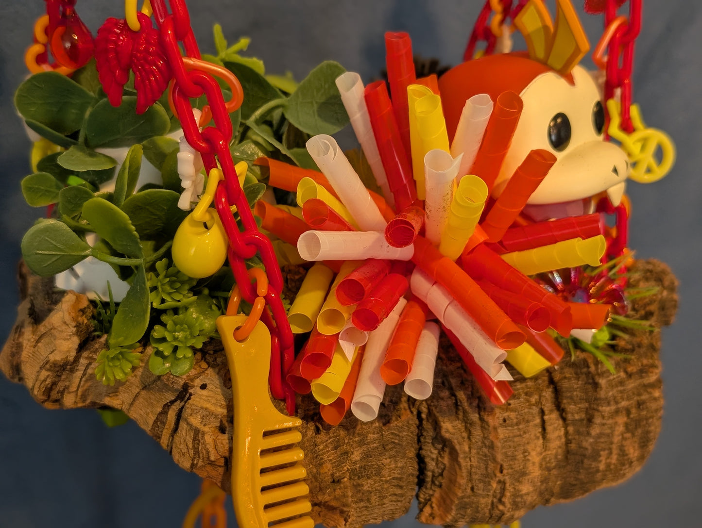 Cork Bark Enrichment Toy