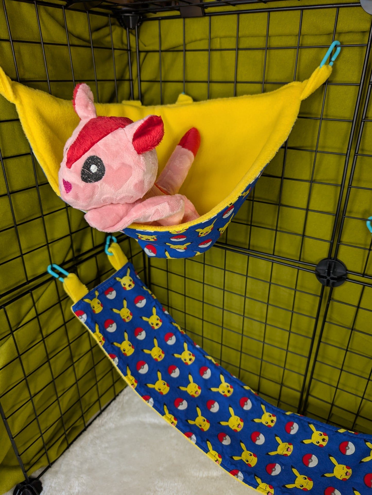 4-Piece Pikachu Pokémon Cage Set