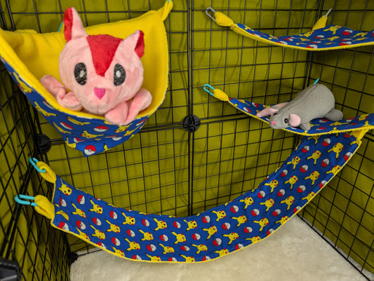 4-Piece Pikachu Pokémon Cage Set