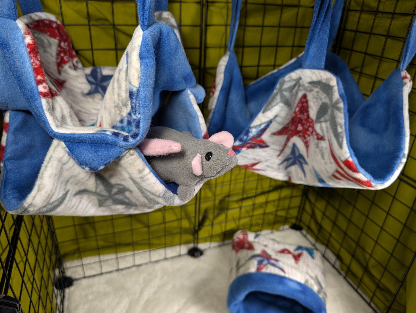 Patriotic Stars 3-Piece Cage Set