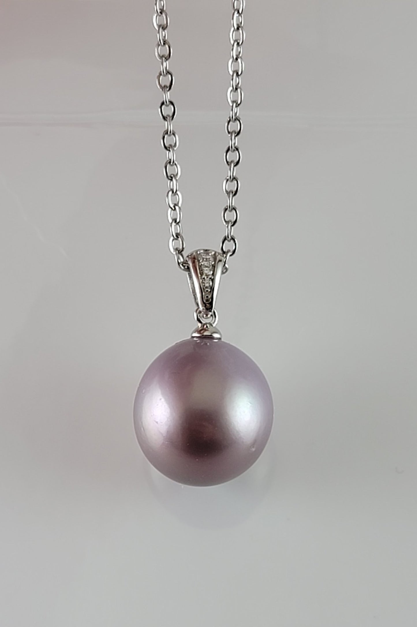 Classic CZ Pearl Pendant