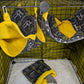 Hufflepuff-Themed Cozy 3-Piece cage set for Rats, Ferrets & More