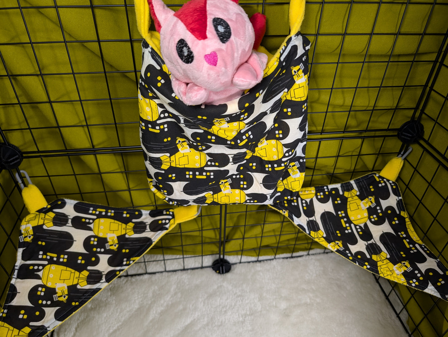 Minions 3-Piece Cage Set for Sugar Gliders and small pets