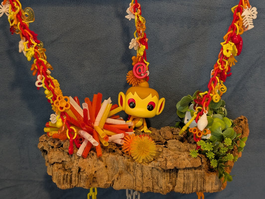 Cork Bark Enrichment Toy