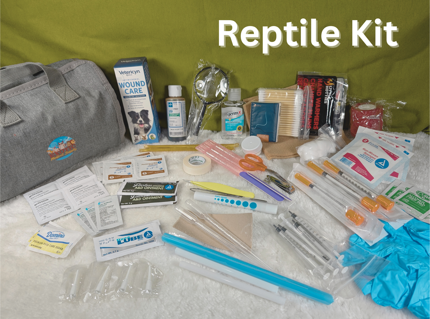 Exotic Medical Supply Kits - Local pickup only