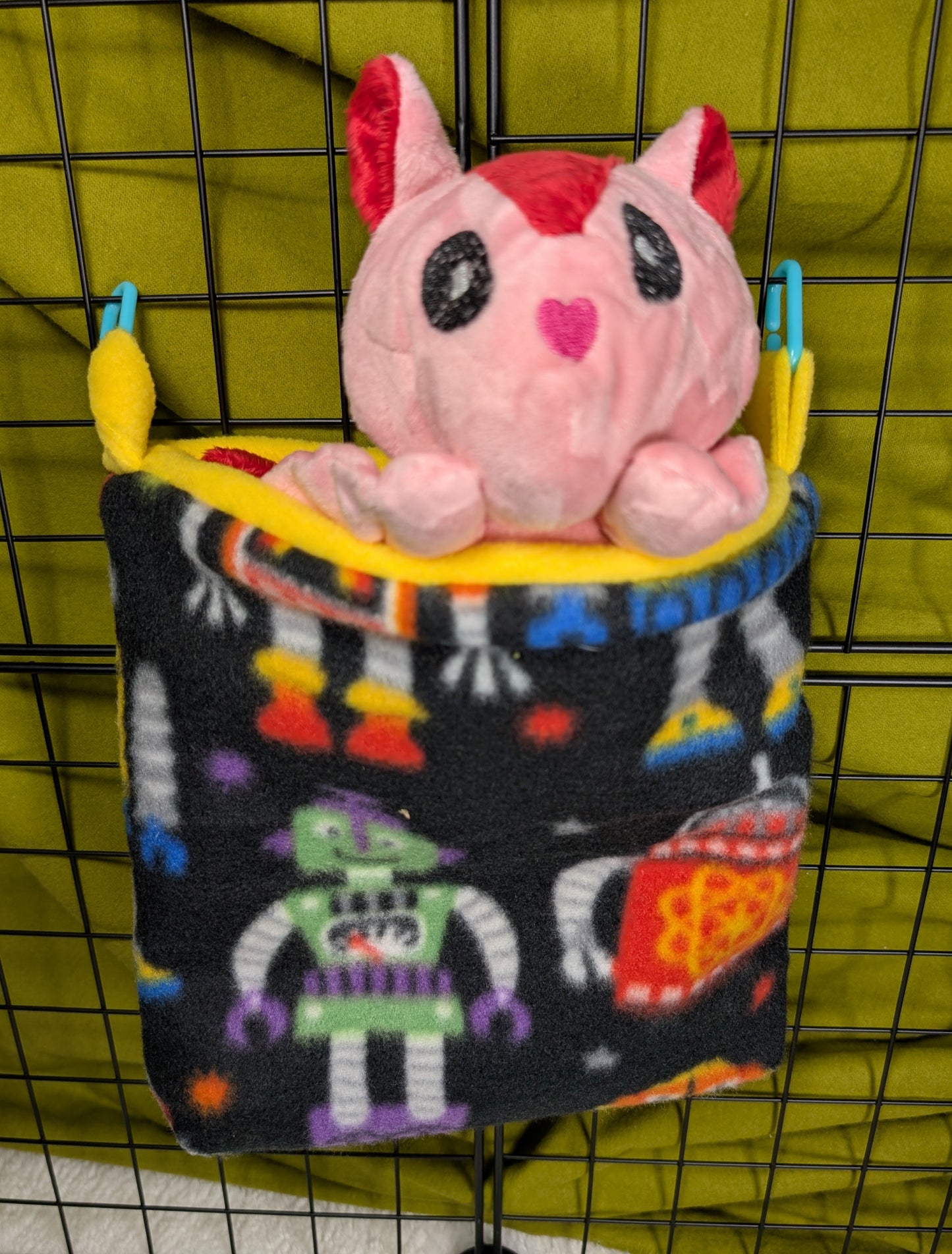 Cozy hanging sleep pouches