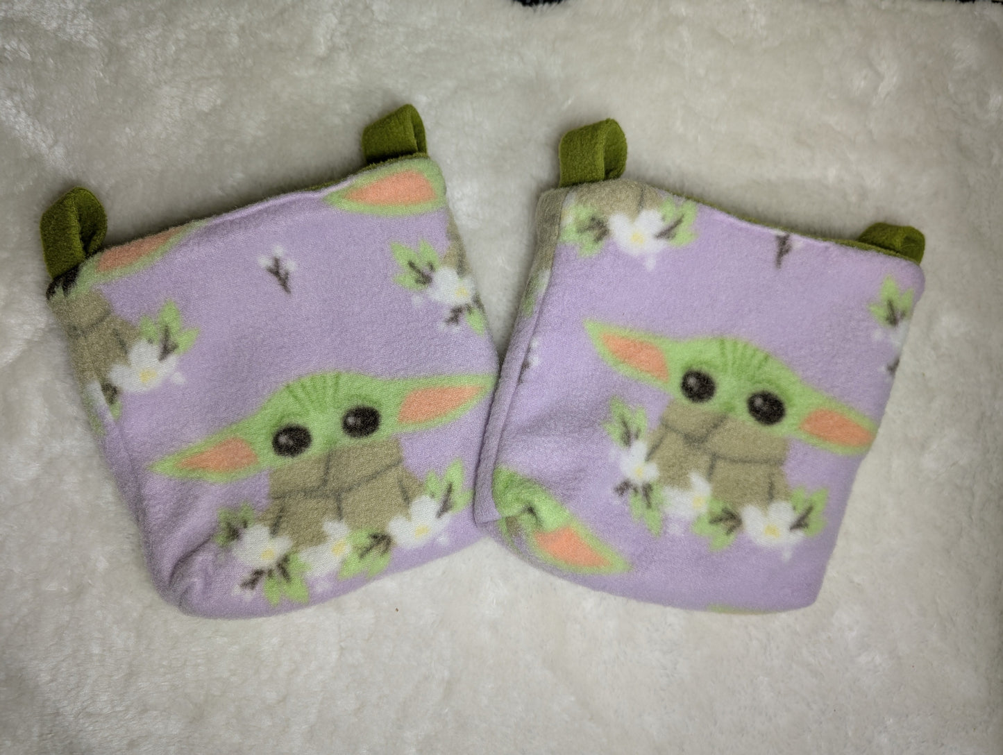 Cozy hanging sleep pouches