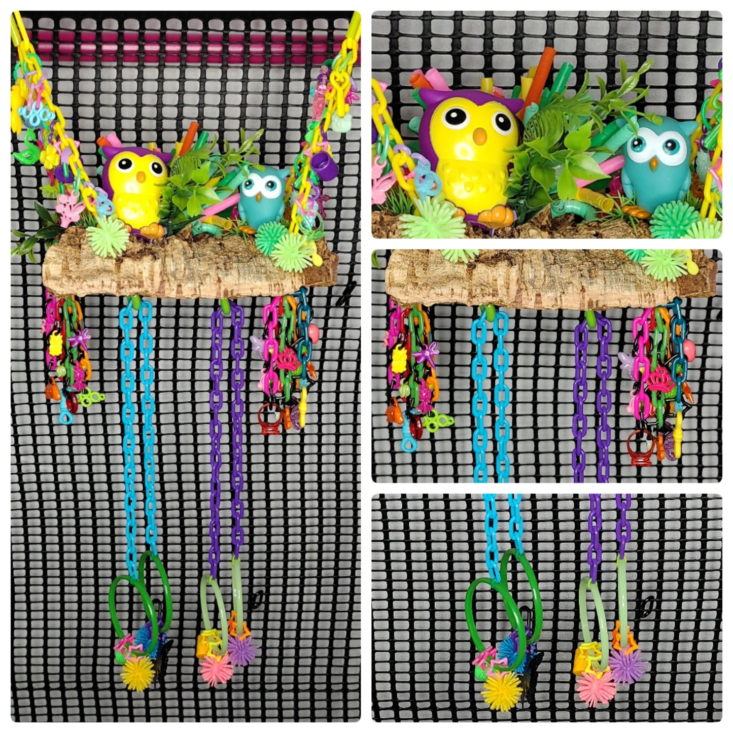 Cork Bark Enrichment Toy