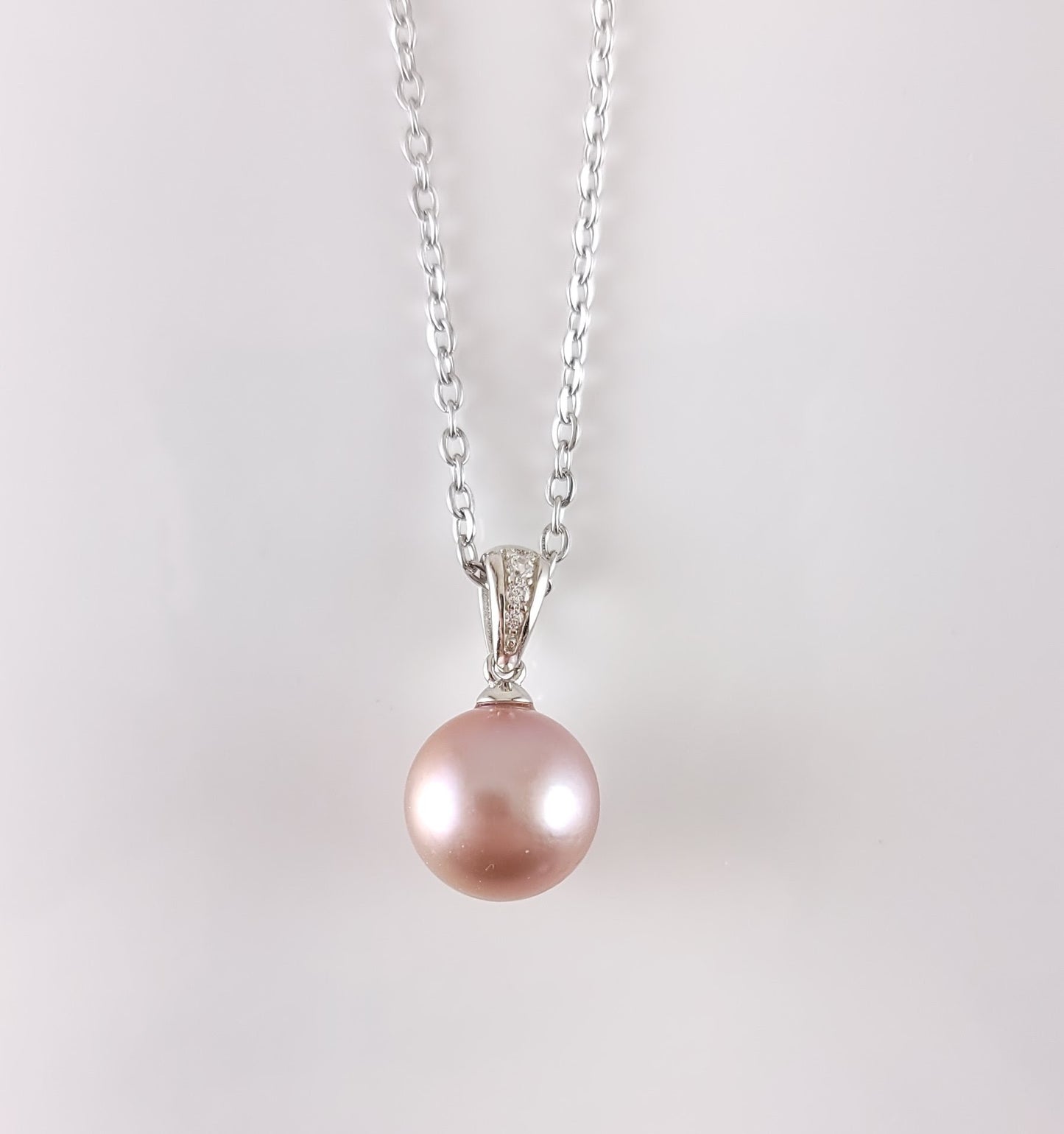 Classic CZ Pearl Pendant