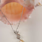 Leucistic Sugar Glider Pearl Pendant