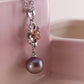 Flattering Rose Gold Flower Pearl Pendant
